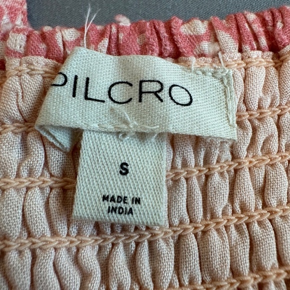 Anthropologie Pilcro Babydoll Mini dress Pockets Womens Small Romantic Feminine - Picture 4 of 16